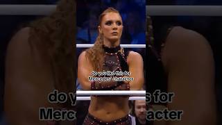 How do you feel about Kamille coming in as the muscle for Mercedes Mone shorts aew mercedesmone [upl. by Aretahs]