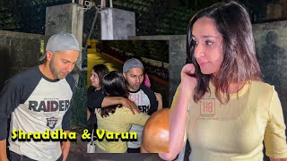 Shraddha Kapoor amp Varun Dhawan Spotted At Bandra  shraddhakapoor varundhawan spotted [upl. by Streeter888]