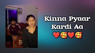 Kinna Pyaar Kardi Aa  Mannat noor  hrreactionshortss [upl. by Analart]