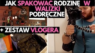 Jak spakować się w walizkę podręczną Ryanair  sprzęt VLOGERA  Do Barcelony w Hiszpanii VLOG 12 [upl. by Harolda]