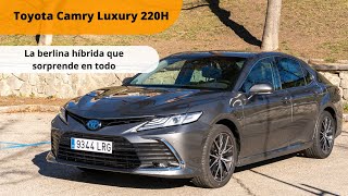 Prueba Toyota Camry Luxury 220H  Prueba en español  sensacionesalvolantees [upl. by Eizle]