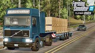 Trucking amp Autoloading on Silverrun Forest  Farming Simulator 22 [upl. by Nagle694]