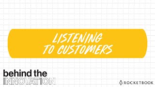 Listening to Customers [upl. by Virginia]