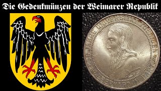 Die seltenen 3 und 5 Reichsmark Gedenkmünzen der Weimarer Republik [upl. by Lhok]