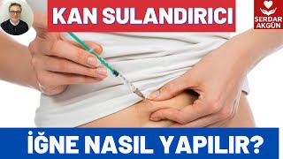 Kan sulandırıcı iğne nasıl yapılır Nereye yapılır Sağlık Videoları ProfDrSerdar Akgün [upl. by Ydissac]