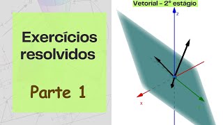 Exercícios sobre retas planos ângulos distâncias e produto misto [upl. by Notgnirrac]