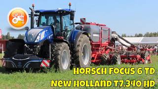 Horsch Demonstrations 2024  Horsch Focus 6 TD amp New Holland T7340 HD [upl. by Rabma533]