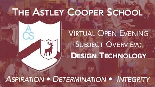 Design Technology  ACS Virtual Open Evening [upl. by Kinny]