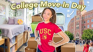 College MoveIn Day VLOG  Dorm Tour USC Freshman Year [upl. by Aivatahs521]