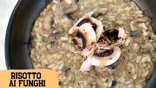 Risotto ai funghi Champignon con mantecatura speciale Da provare senza indugi  Acquolinainbocca [upl. by Enaenaj537]