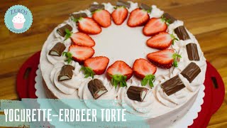 YoguretteErdbeer Torte I Muttertag I Sommerrezepte I Anlass I Fest [upl. by Evelyn]