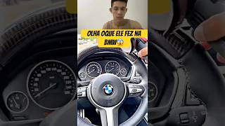 Olha oque ele fez nesse volante da bmw 😳 shorts bmw tiktokviral [upl. by Anaizit]