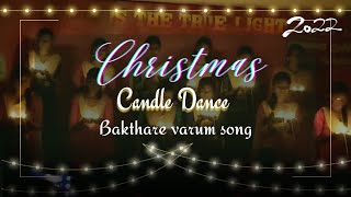 Christmas candle dance  Bakthare varum song kartharudaya sabai youths [upl. by Nomyaw566]