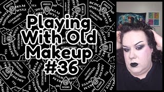 Playing With Old Makeup 36 ouija halloween makeup makeuptutorial useupyourmakeup trans [upl. by Harsho]