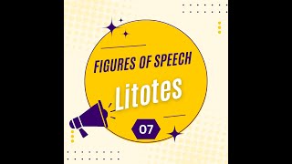 Figures of speech series part 07 quotLitotesquot englishgrammar learning englishlanguage [upl. by Suoivatco]