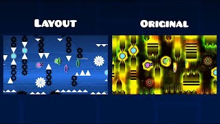 Deimos  by ItsHybrid  Layout vs Original  Geometry Dash [upl. by Jameson556]