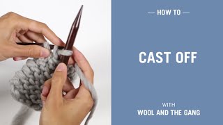 How to cast off your knitting [upl. by Mezoff]