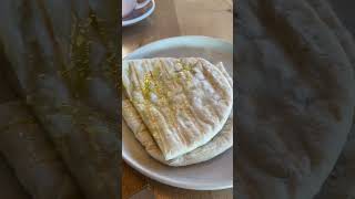 Shakshuka breakfast in a Palestinian 🇵🇸 restaurant breakfast shakshuka cappuccino tasty [upl. by Aillimac]