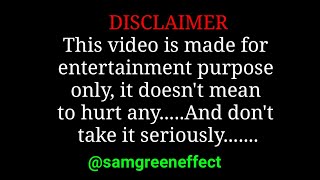 Disclaimer sound effect Copyright Free Disclaimer Free Download  samgreeneffect [upl. by Jewett]