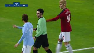 SS LAZIO X MILAN  PES 2021 GAMEPLAY [upl. by Rabelais]