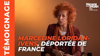 Marceline LoridanIvens déportée de France au camp d’AuschwitzBirkenau [upl. by Ecinahs]