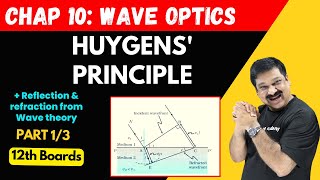 Huygens Principle💥Reflection amp Refraction on the basis of wave theory🎯Part 13 Chap 10 Wave Optics💥 [upl. by Natsreik]