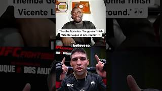 Themba Gorimbo Predicts He Will Finish Vicente Luque In The Fist Round At UFC310 👀 [upl. by Torrence]