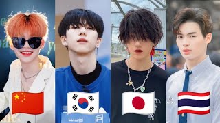 Including TikTok Handsome Boys  Chinese🇨🇳 Korean🇰🇷 Japanese🇯🇵 Thai🇹🇭 [upl. by Colwin]