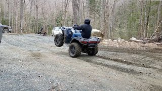 2019 Polaris Sportsman XP1000 wheelie how to tips and tricks [upl. by Knute495]