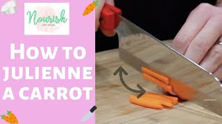 How to Cook How to Julienne Carrots [upl. by Ebbarta]