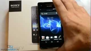 Распаковка Sony Xperia V LT25i unboxing комплект включение [upl. by Ethelyn168]