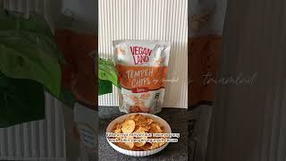 Tempeh Chips Spicy byVeganLand tempeh keripiktempe racunshopee viralshorts shorts cemilansehat [upl. by Lunseth]