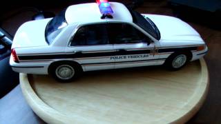 118 Ford Crown Victoria Police Car w lights mod Custom Built Leds [upl. by Maroj]