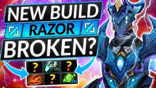 This NEW Razor Build is MENTAL  Pro Mid Lane Tips  Dota 2 Guide [upl. by Abagail]