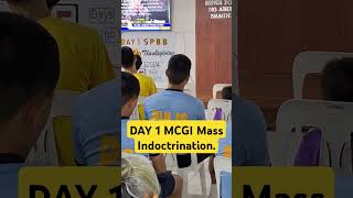 DAY 1 MCGI Mass Indoctrination Salamat sa Dios [upl. by Helenka479]