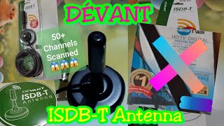 BEST HD DIGITAL INDOOR ANTENNA It is DÉVANT ISDBT ANTENNA  Installation Testing amp Review [upl. by Ayila]