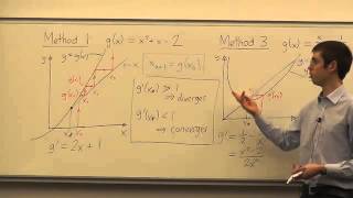 Iterative Methods for Solving Equations pt2 Dr Anthony Yeates [upl. by Nauqyt]