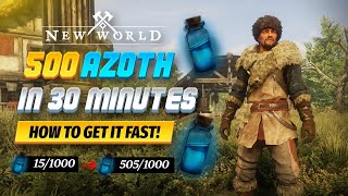 BEST AZOTH FARMING GUIDE amp FASTEST WAY TO GET AZOTH  NEW WORLD [upl. by Ynohtnacram]