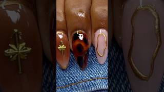 Tortoise shell tutorial nailart [upl. by Otaner]