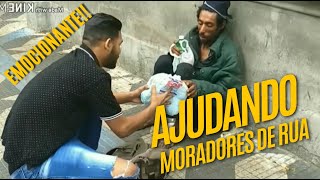 AJUDANDO MORADORES DE RUA [upl. by Keelia]