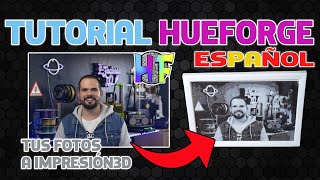 TUTORIAL  HUEFORGE ESPAÑOL  IMPRIME FOTOS EN 3D FÁCILLAMINADO [upl. by Honna]