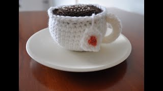 Crochet Amigurumi Tea or Coffee Cup Pin Cushion 3  Make Quick and Easy Gifts [upl. by Singh]