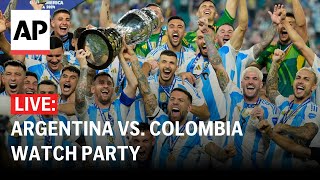 LIVE Argentina wins Copa America title beats Colombia 10 watch party [upl. by Carole]