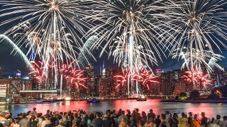 Macys Fireworks 2024  New York City LIVE Macys 4th of July Fireworks 2024  Hudson River [upl. by Rennie]