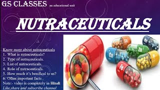 Nutraceuticals Bpharma  nutrientshealthcare3 [upl. by Kavanagh86]