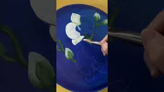 Orchidée Fleur short painting art peinture [upl. by Kcitrap]