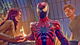 Marvels SpiderMan 2 Peter Gets The Carnage Suit Transforms Scene [upl. by Elisha]