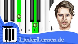 Johannes Oerding  Jemanden wie dich  Klavier lernen  Musiknoten  Akkorde [upl. by Leinoto]