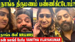 Vanitha Vijayakumar Emotional Speech  Marriage With Robert Master  Birthday Surprise  Mr amp Mrs [upl. by Siramay]