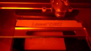 Test laser cut using Mach3 [upl. by Learsiy]